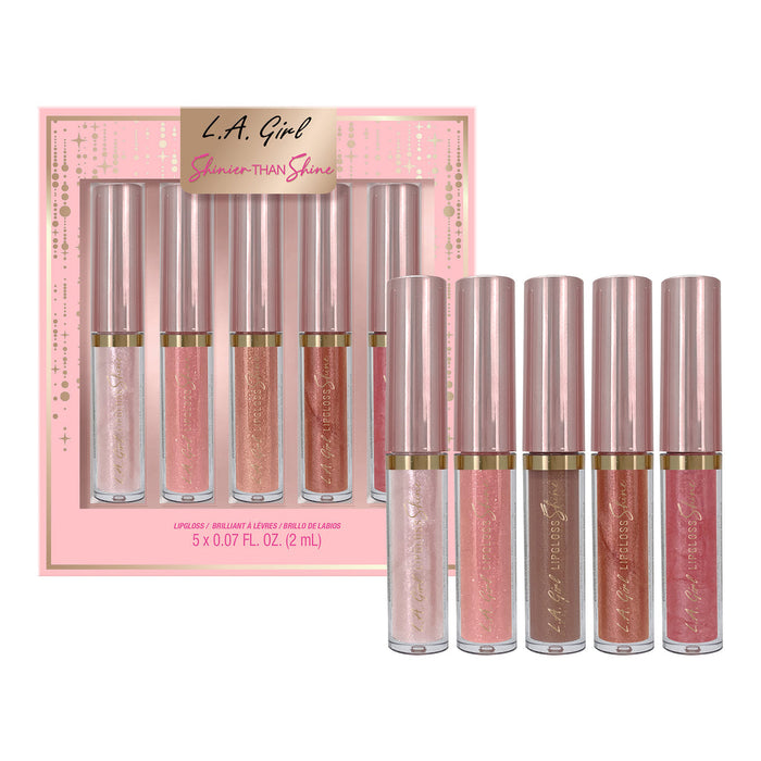 L.A. Girl Shinier Than Shine 5pc Lip gloss Set