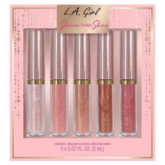 L.A. Girl Shinier Than Shine 5pc Lip gloss Set