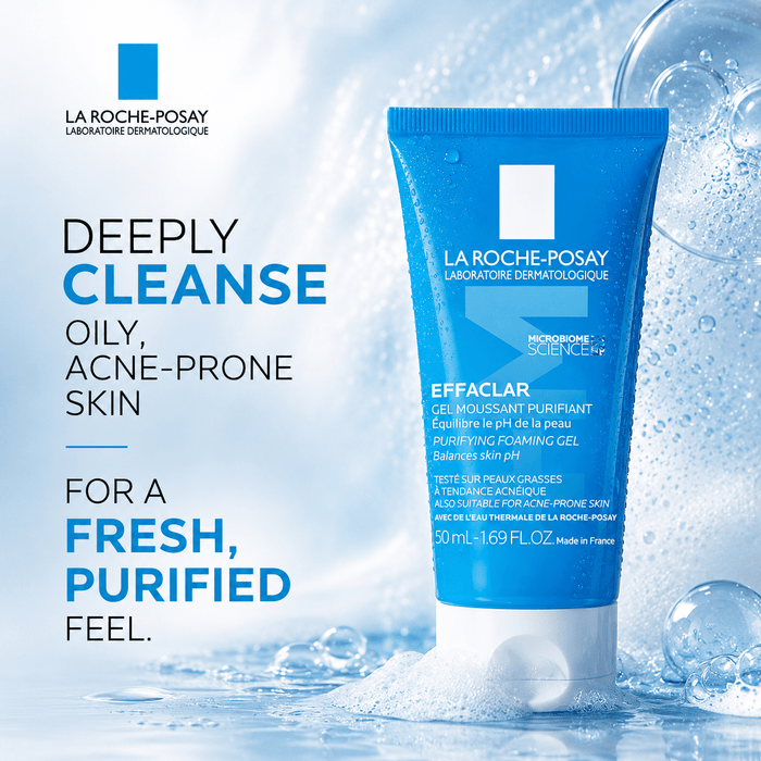 La Roche-Posay Effaclar Purifying Foaming Gel 50ml - Cosmosentials