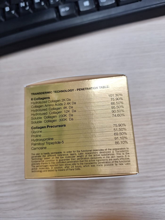 Labo Collagenina Grade 3 Night Cream, Plumping & Firming Treatment With 6 Collagens 50ml Labo