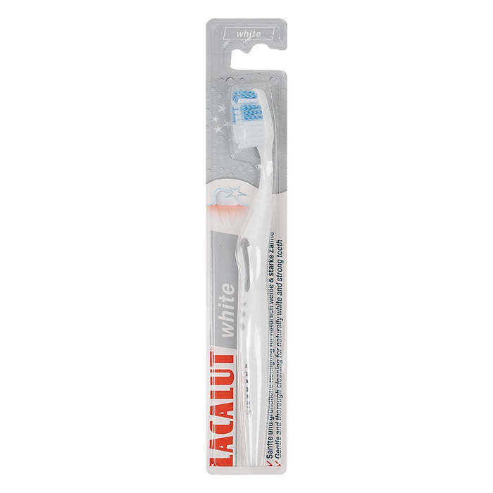 Lacalut White Toothbrush, 1 Piece - Makkah Pharmacy