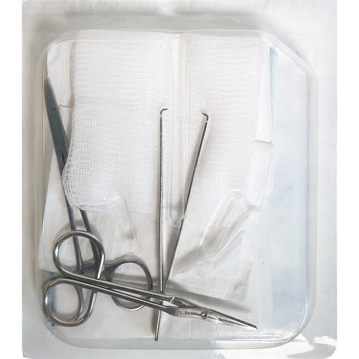 Laceration Tray with Instruments