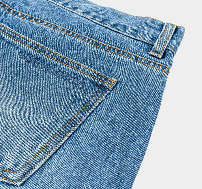 Lady Guadalupe Washed Mens Shorts (Blue/White)