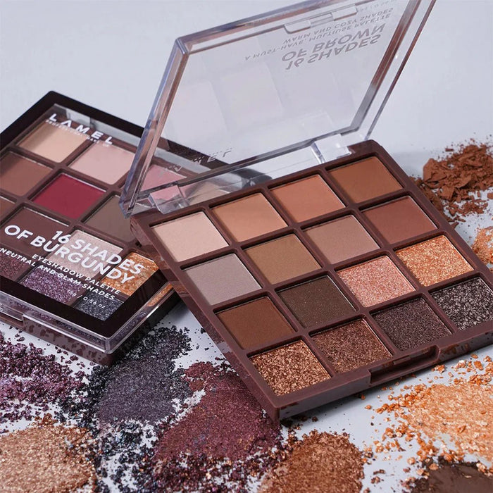 Lamel 16 Shades of Eyeshadow Palette - Eye Shadow Palette