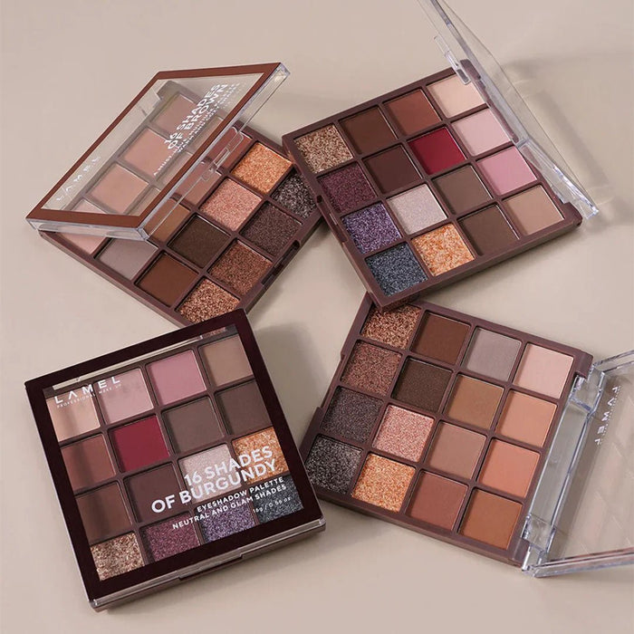 Lamel 16 Shades of Eyeshadow Palette - Eye Shadow Palette