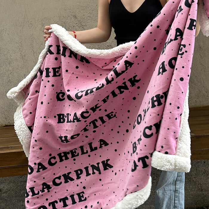 Letters Print Blanket