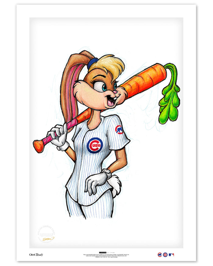 Lola Bunny x MLB Cubs Limited Edition Art Print