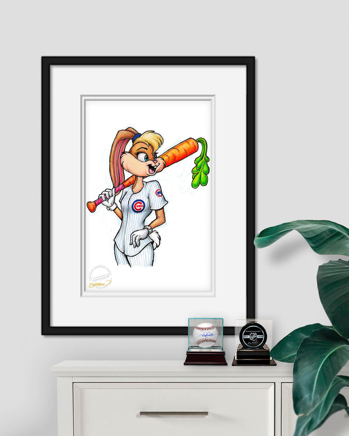 Lola Bunny x MLB Cubs Limited Edition Art Print