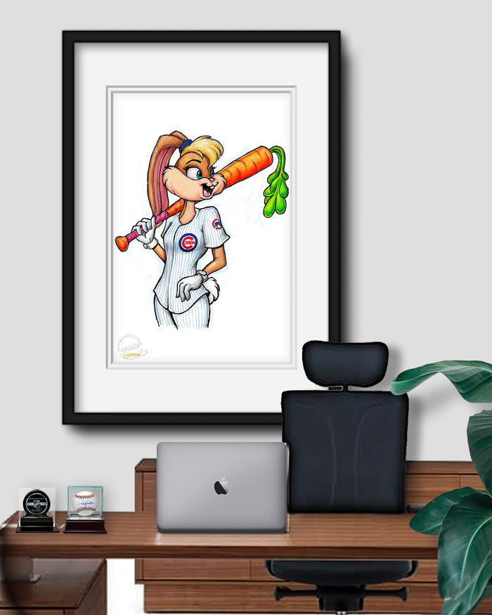 Lola Bunny x MLB Cubs Limited Edition Art Print