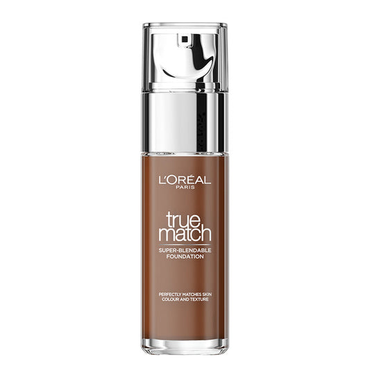 L’Oréal True Match Liquid Foundation 10N Cocoa, breathable, buildable, natural finish; non-comedogenic