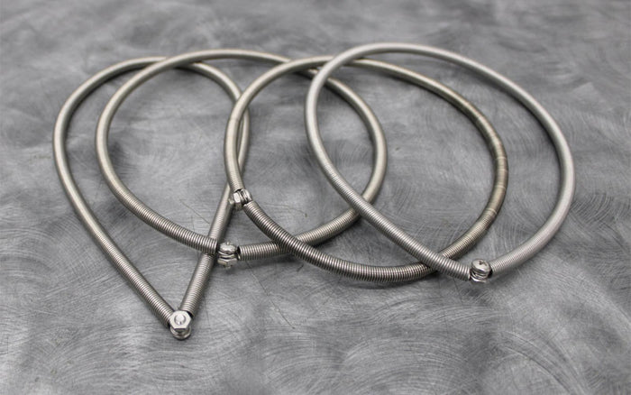 Lot of 4 Large 2 Liter Flask Clamp Wire Springs 10 Inch Diameter for Shakers