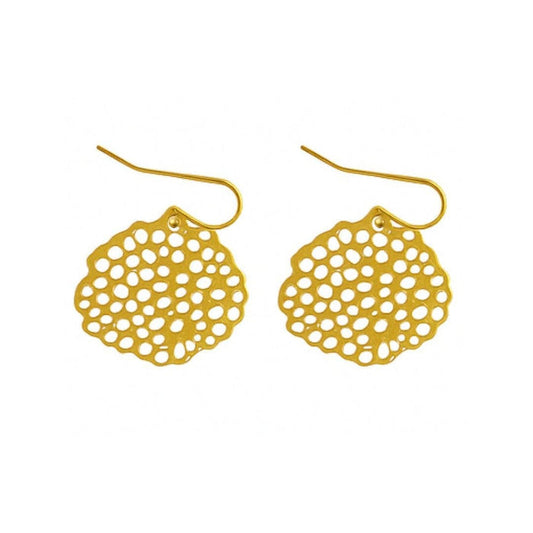 Louise Earrings Gold - Precious Sparkle