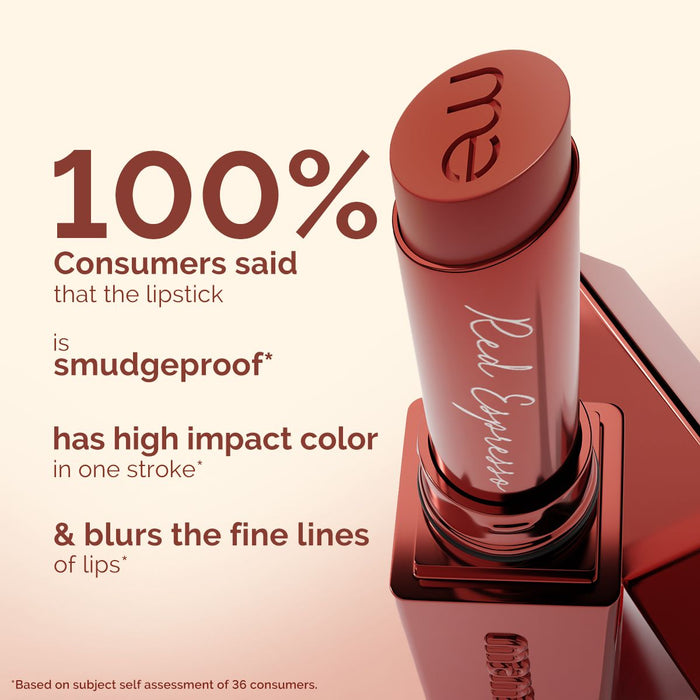 Luxe Matte Long Stay Lipstick with Passion Fruit Oil & Vitamin E -2g | Red Espresso
