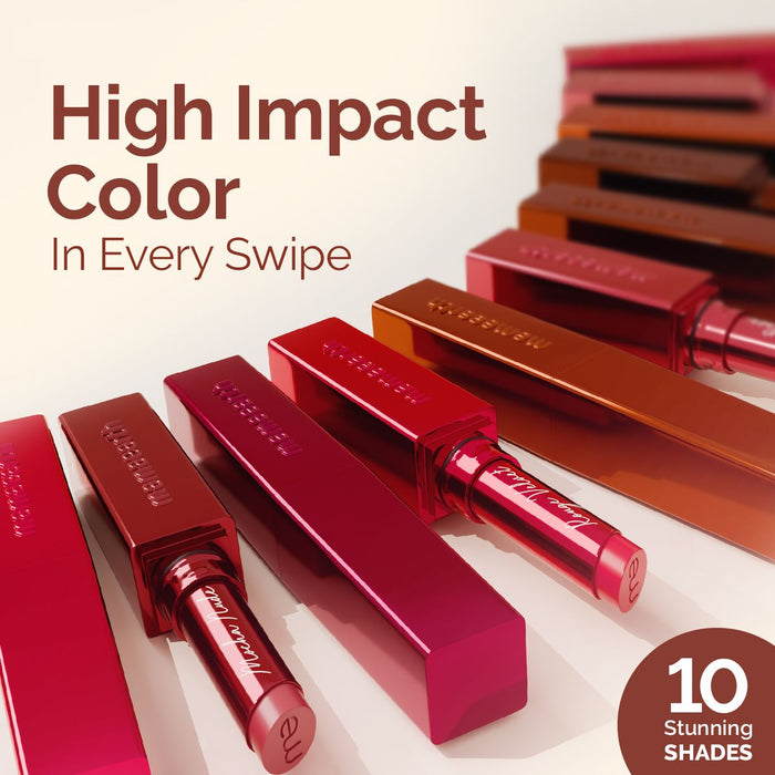 Luxe Matte Long Stay Lipstick with Passion Fruit Oil & Vitamin E -2g | Red Espresso