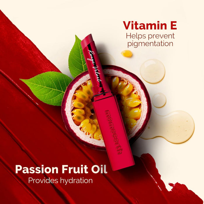 Luxe Matte Long Stay Lipstick with Passion Fruit Oil & Vitamin E -2g | Rouge Velvet