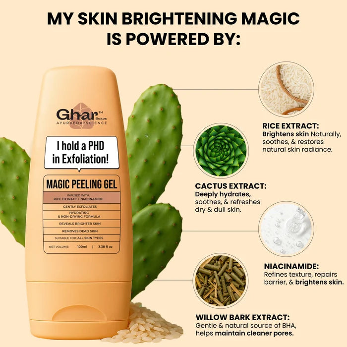 Magic Peeling Gel For Exfoliation & Skin Brightening