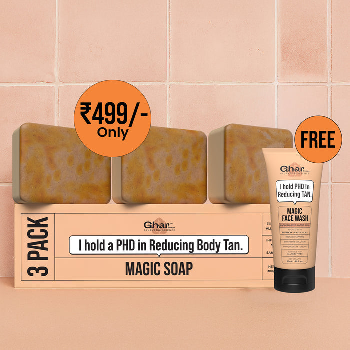 Magic Soap + Face wash + Magic Cream Combo