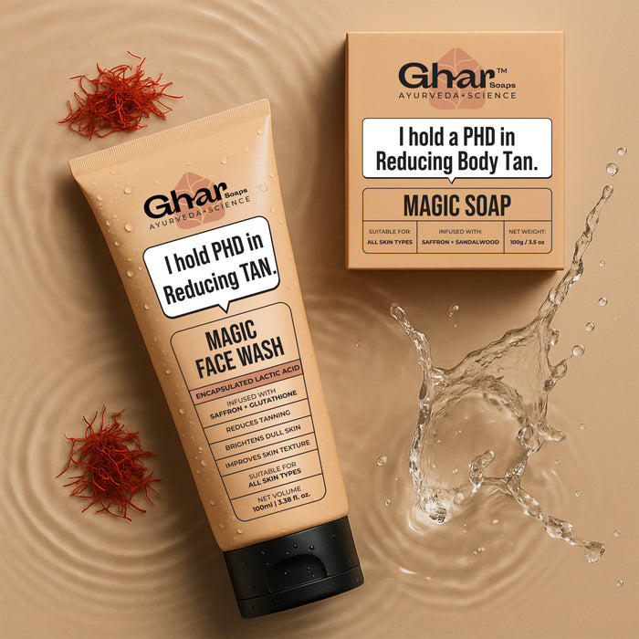 Magic Soap + Face Wash + Magic Gel Combo To Reduce Tan