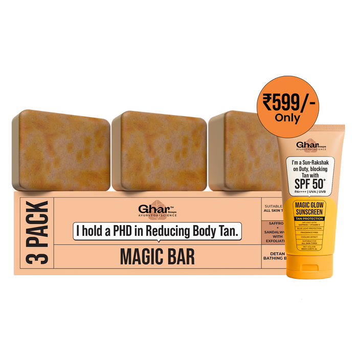 Magic Soap + Sunscreen + Magic Face Wash Combo