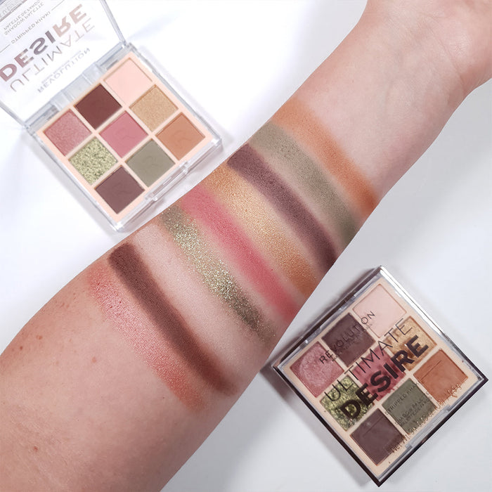 Makeup Revolution Ultimate Desire Shadow Palette Stripped Khaki