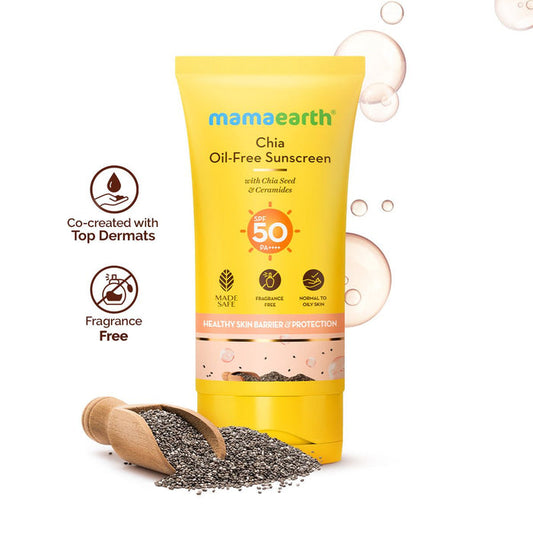Chia Oil-Free Sunscreen SPF 50 PA++++ 50g tube