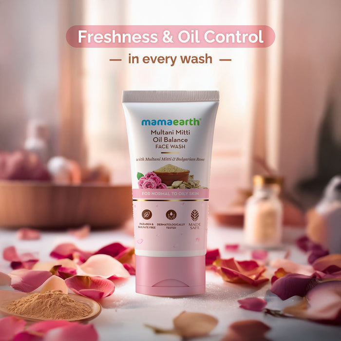 oil control face wash product
