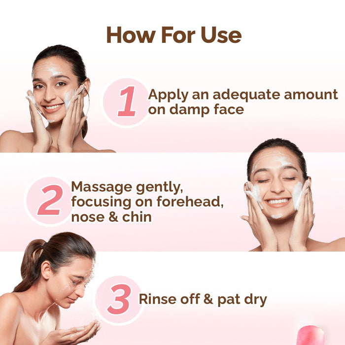 face wash steps oily skin
