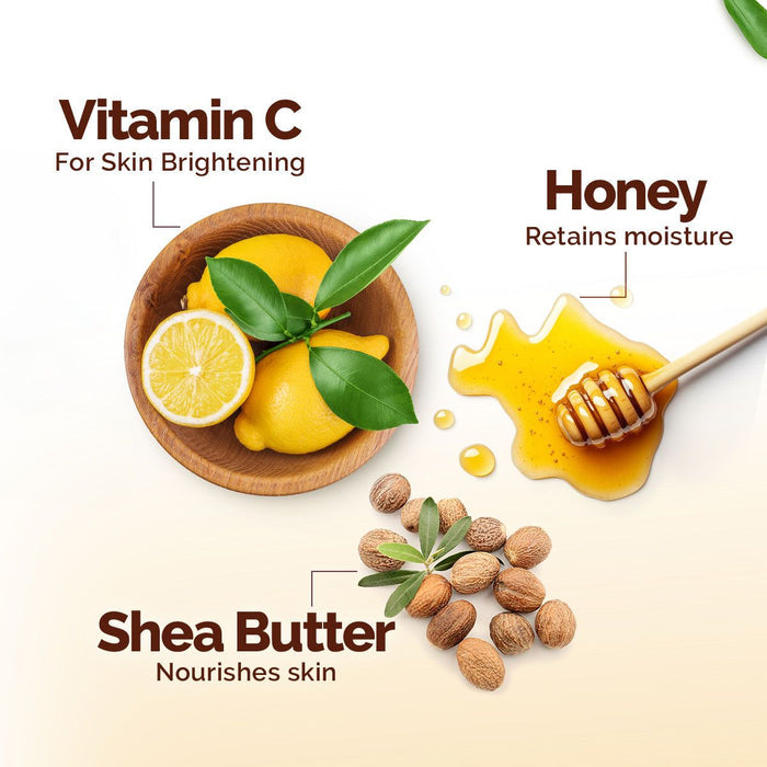 Mamaearth Vitamin C Daily Glow Body Lotion For Skin Brightening 200 ml (Pack of 2)