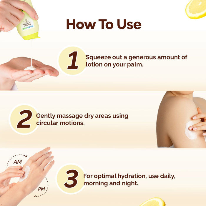 Mamaearth Vitamin C Daily Glow Body Lotion For Skin Brightening 200 ml