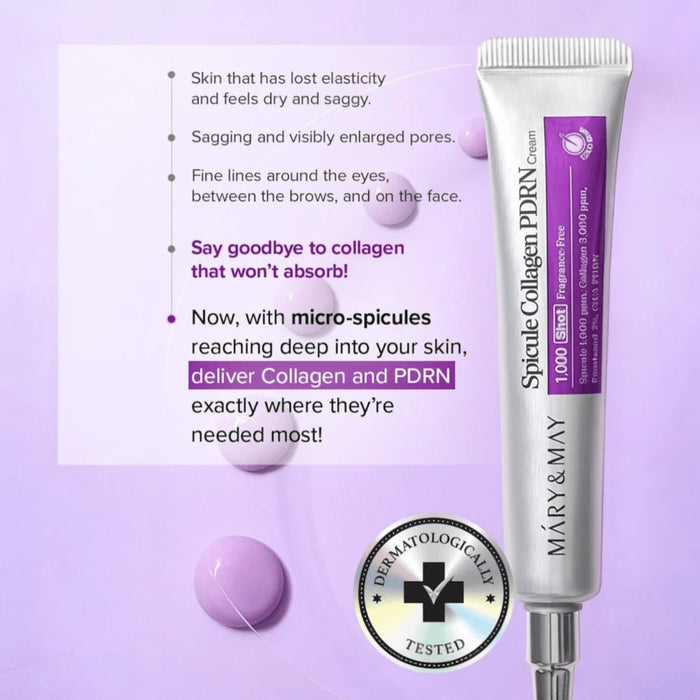Mary & May Spicule Collagen PDRN Cream 15g