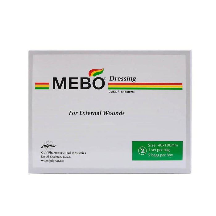 Mebo Wounds Dressing 40X100Mm 5'S