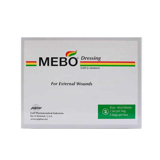 Mebo Wounds Dressing 40X100Mm 5'S