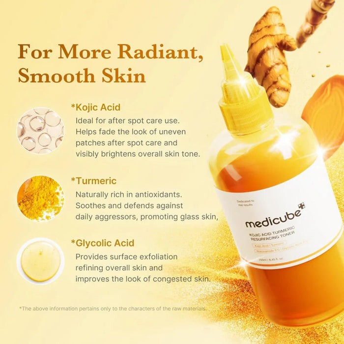 MedicubeMedicube Kojic Acid Turmeric Toner 250mlMood Arabia