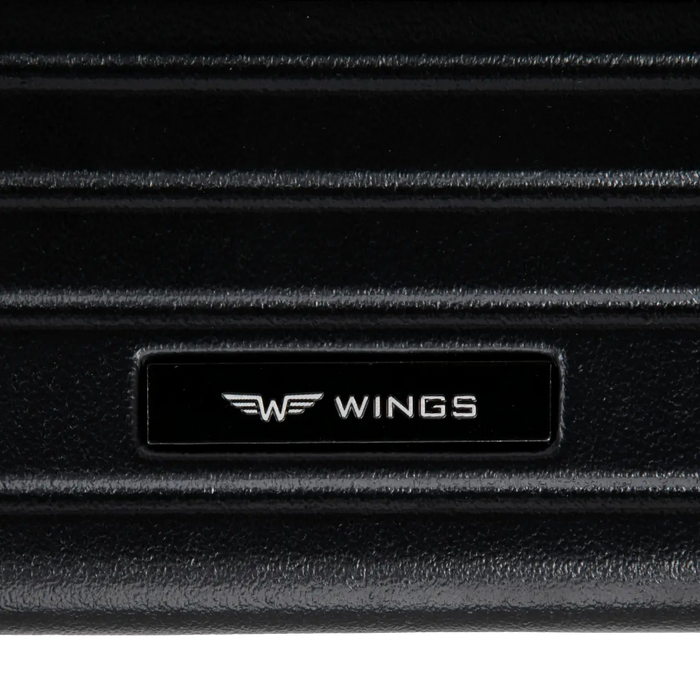 Walizka średnia Wings BUNTING ABS+ 24" BLACK BUNTING COLLECTION