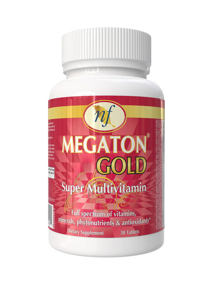 Megaton Gold Super Multivitamin 30 Tablets Full spectrum of vitamins, Minerals, Phytonutrients & Antioxidants megaton