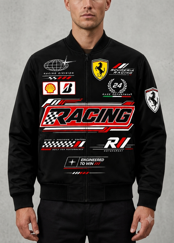 Men's AOP Bomber Jacket | ZEYRAVO product image