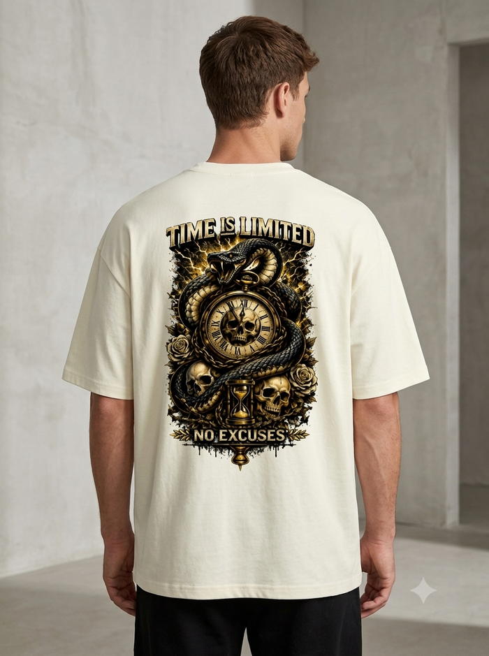 Men's Statement Graphic Oversized T-Shirt