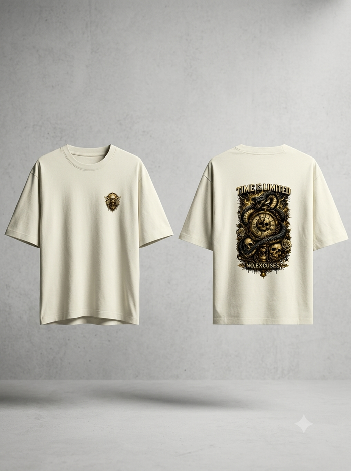 Men's Statement Graphic Oversized T-Shirt