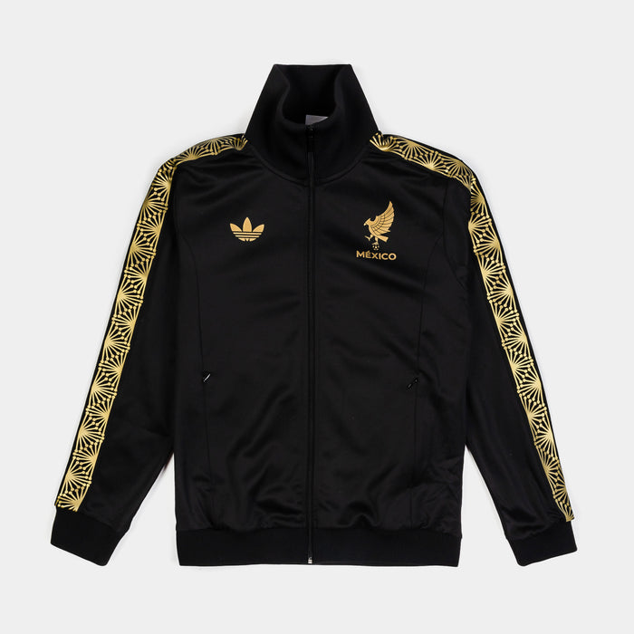 Mexico National Knit Track Mens Jacket (Black/Gold)