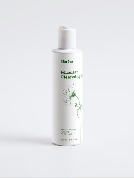 Micellar Cleansing Water 200ml – Cleanser by Claréva