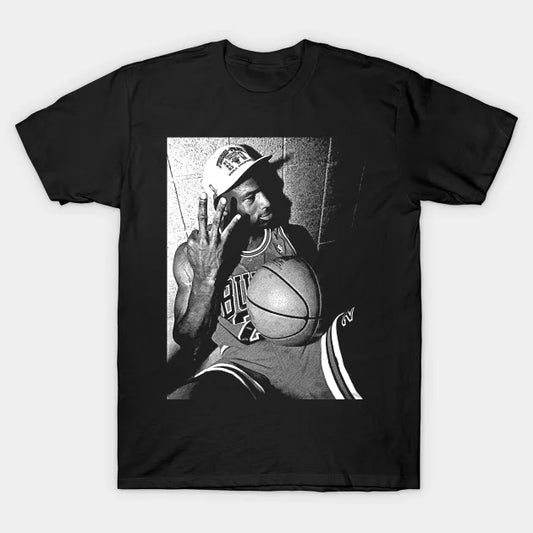 Michael Jordan  Drawing Lines Artwork T-Shirt