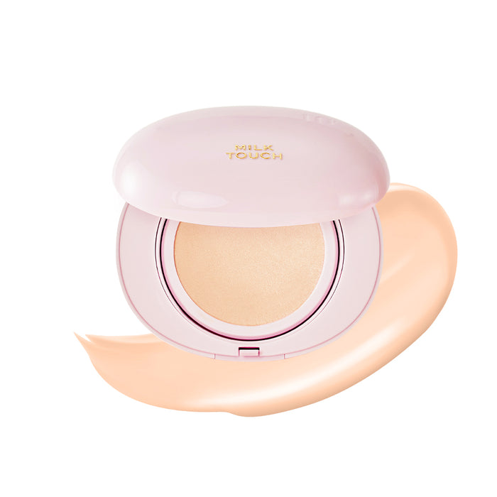 [milktouch] All-day Skin Fit Milky Glow Cushion #19N Vanilla Ivory 15g-Luxiface.com
