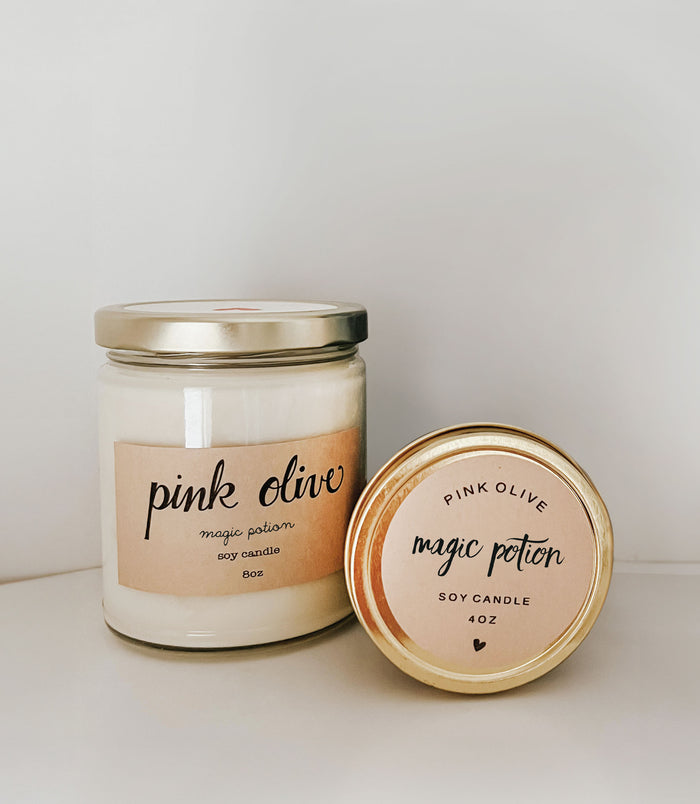 mini magic potion candle