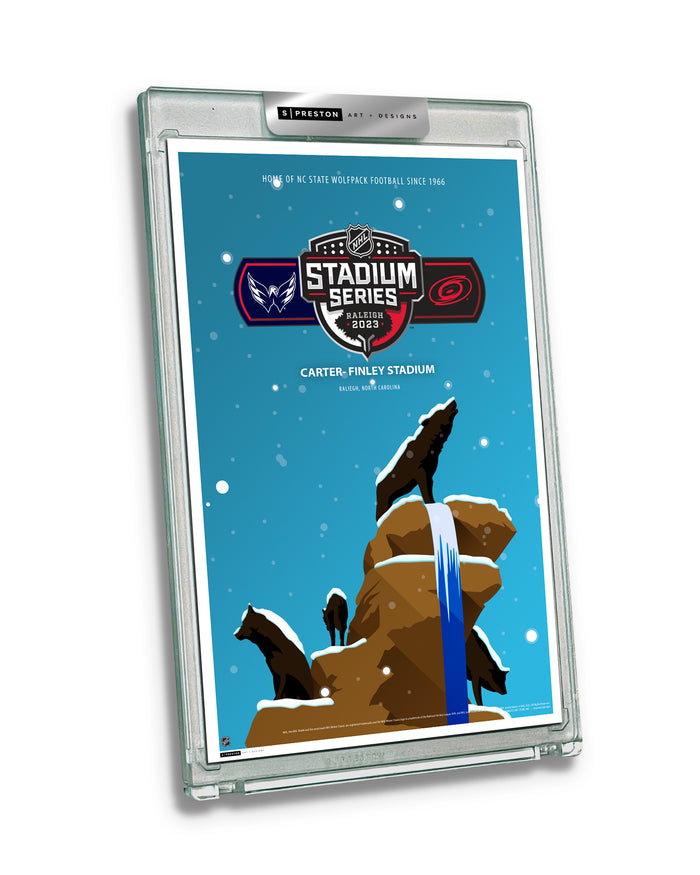 Minimalist Carter-Finley Stadium 2023 Stadium Series Art Slab