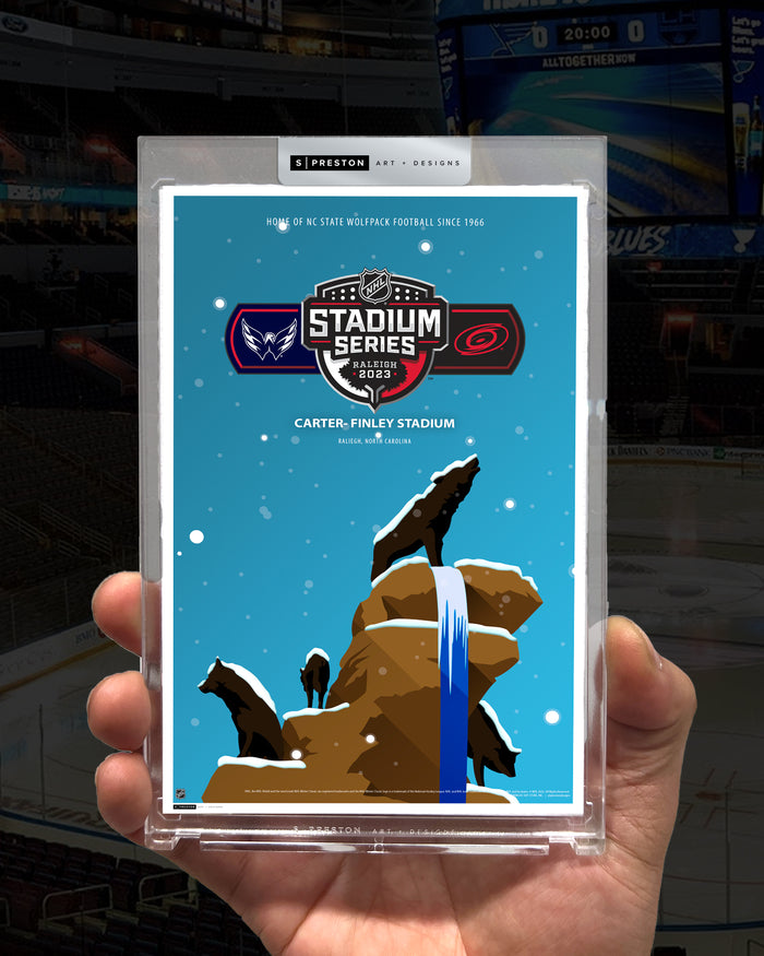Minimalist Carter-Finley Stadium 2023 Stadium Series Art Slab