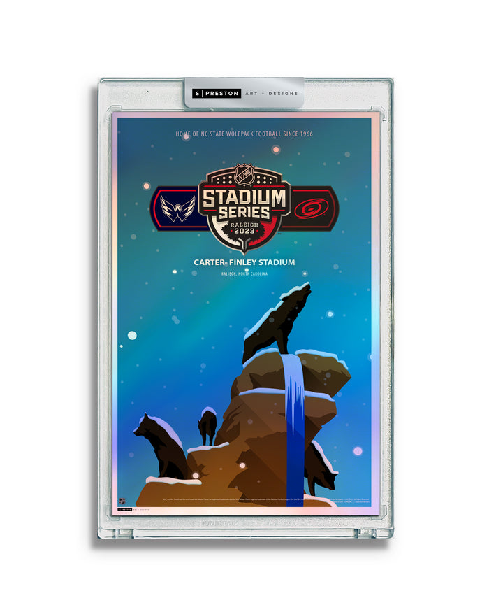 Minimalist Carter-Finley Stadium 2023 Stadium Series Art Slab