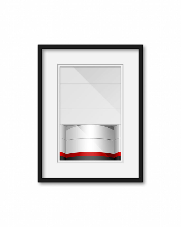 Minimalist Joe Louis Arena Art Print