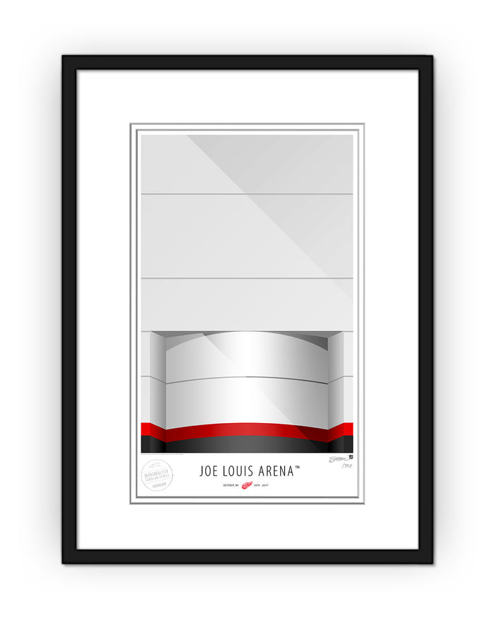 Minimalist Joe Louis Arena Art Print
