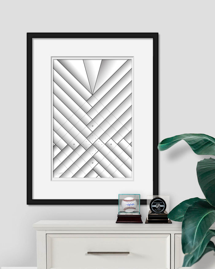 Minimalist Metrodome Art Print