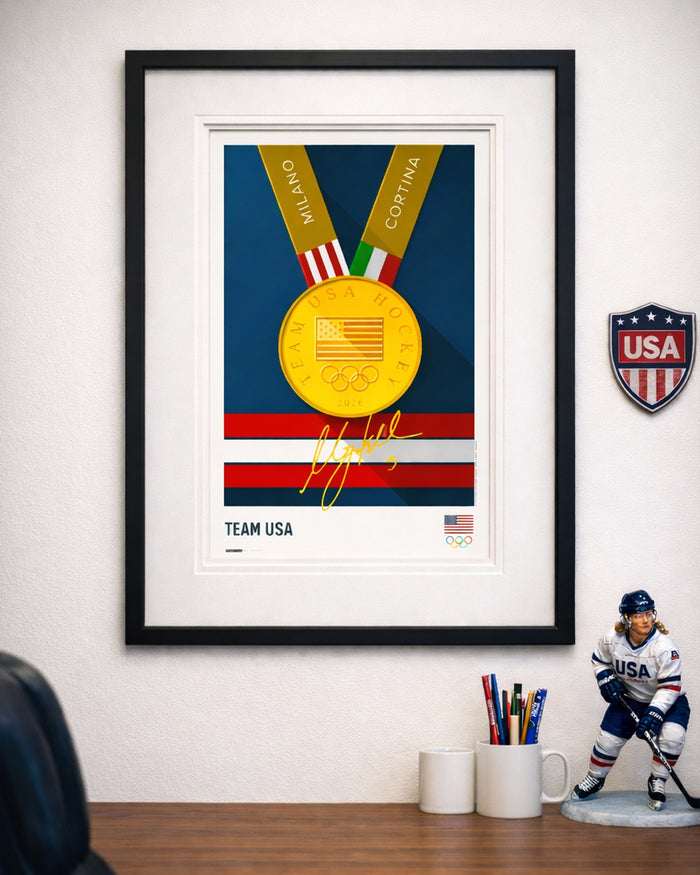 Autographed Print - Megan Keller / Framed